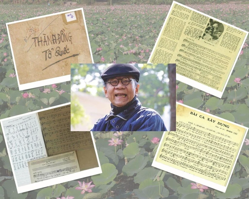 La collection du compositeur Hoàng Vân a été inscrite au Registre “Mémoire du monde” de l’UNESCO. Photo : CTV