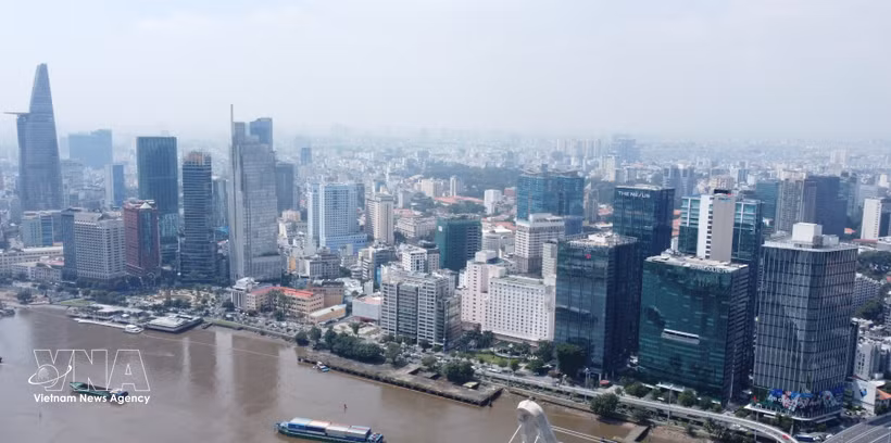 Une vision de Hô Chi Minh-Ville. Photo: VNA