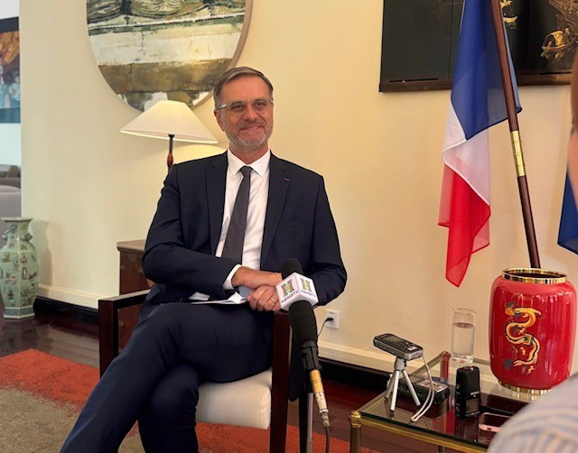Olivier Brocher, ambassadeur de France au Vietnam. Photo: VOV