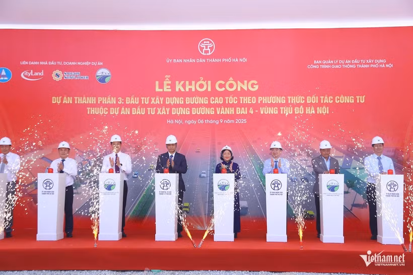Cérémonie de mise en chantier du projet, à Hanoi, le 6 septembre. Photo : VNA