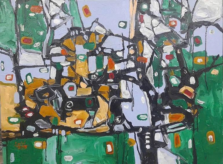 Œuvre de l'artiste Nguyên Tiên Quân. Photos: NDEL