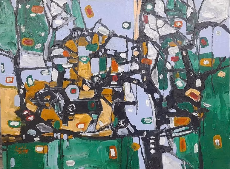 Œuvre de l'artiste Nguyên Tiên Quân. Photos: NDEL