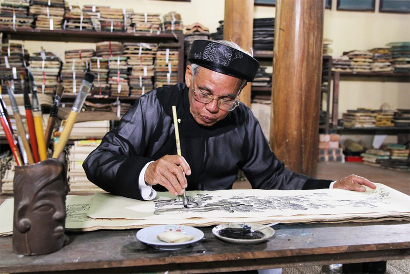 L’“Artisan Émérite” Nguyên Dang Chê. Photo: baobacninhtv.vn