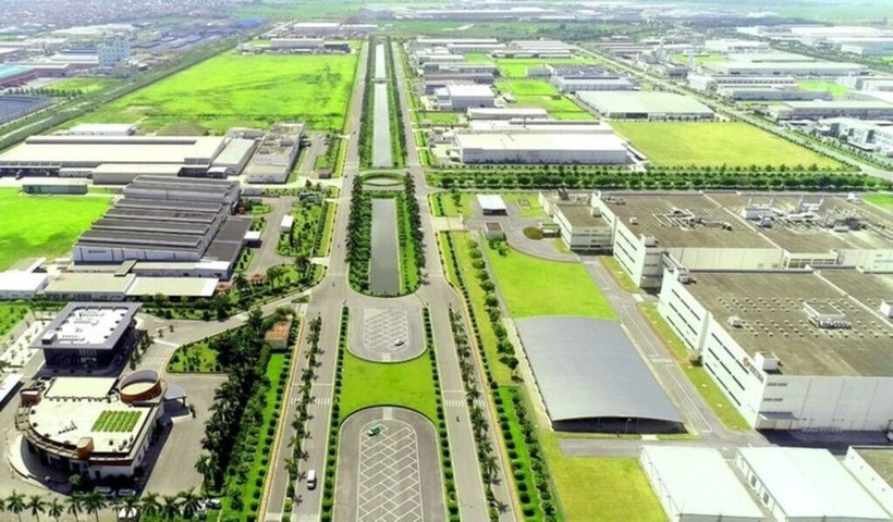 Le parc industriel Thang Long II, situé dans la province de Hung Yên (Nord). Photo : BQL