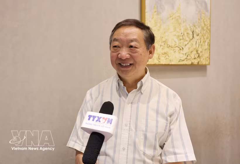 Le professeur Zhu Chenming, directeur honoraire de l’Institut de recherche sur l’Asie du Sud et du Sud-Est relevant de l’Académie des sciences sociales du Yunnan. Photo : VNA