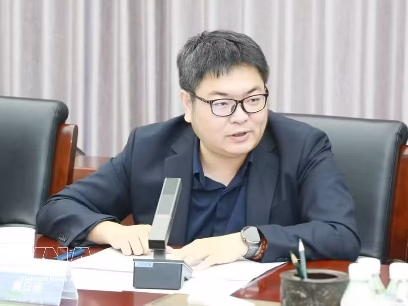 Le professeur Huang Rihan, directeur de l’Institut de la Route de la soie maritime de l’Université Huaqiao, dans la province chinoise du Fujian. Photo : VNA