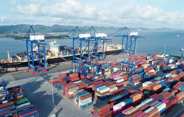 Port de Lach Huyên, dans la ville de Hai Phong. Photo: VNA