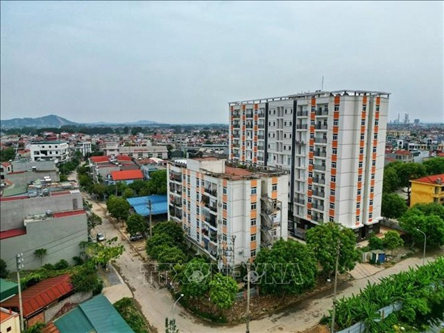 Un complexe de logements sociaux à Hanoi. Photo : VNA