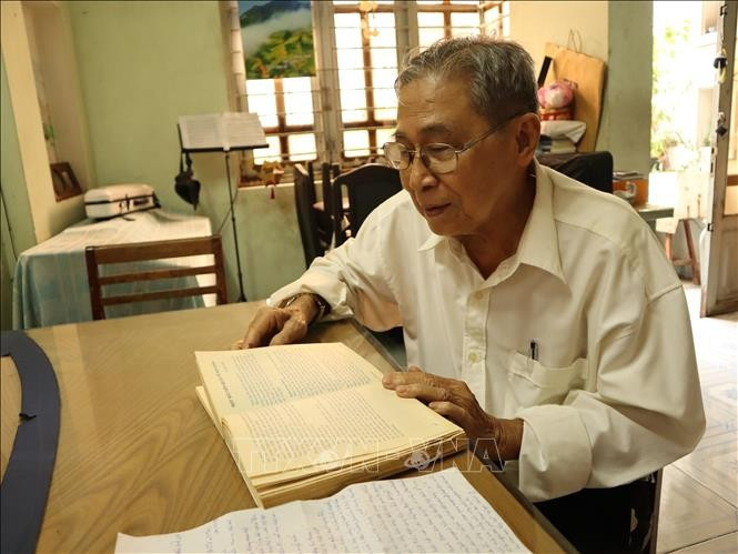 Nguyên Thanh Bên, ancien reporter de l’Agence d’information de libération. Photo: VNA