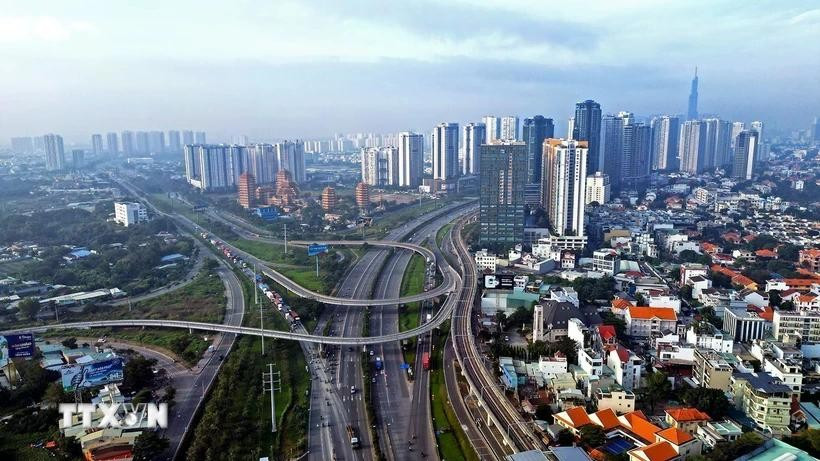 Un coin de Hô Chi Minh-Ville. Photo: VNA