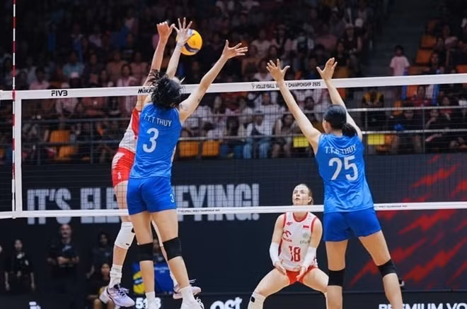 L’équipe féminine vietnamienne défendra son titre de championne à la Coupe des Nations 2026 de l’AVC aux Philippines. Photo: VFV