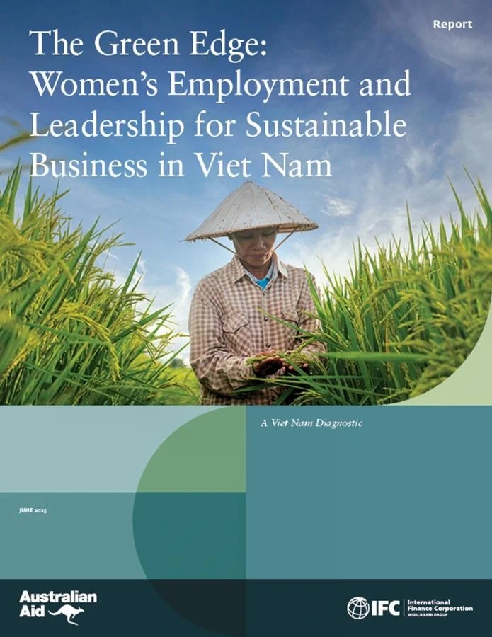 Couverture du rapport «The Green Edge : Women’s Employment and Leadership for Sustainable Business in Vietnam»