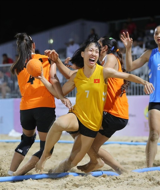 Hà Thi Hanh n'a pas besoin d'une taille imposante pour briller dans les compétitions nationales et internationales. Photo : gracieuseté de l'équipe sportive du Vietnam