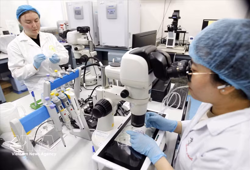 Les laboratoires vietnamiens bénéficient d'investissements croissants, couvrant aussi bien les consommables que les instruments spécialisés à haute valeur ajoutée. Photo : VNA