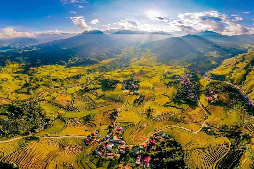 Les rizières de Bat Xat forment un décor naturel parmi les plus impressionnants d'Asie. 