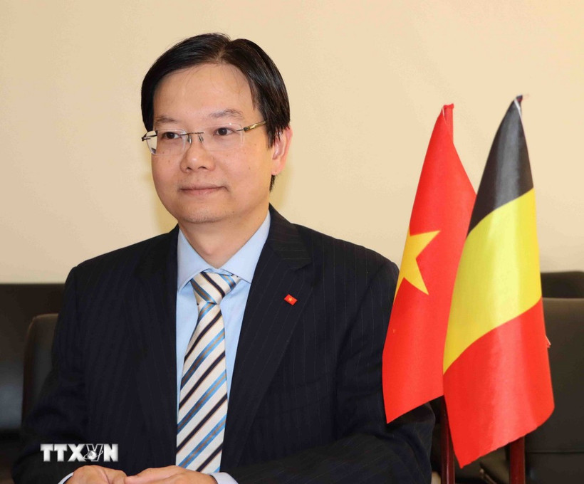 Trân Ngoc Quân, conseiller commercial et chef de l’Office du commerce du Vietnam en Belgique et en UE. Photo: VNA