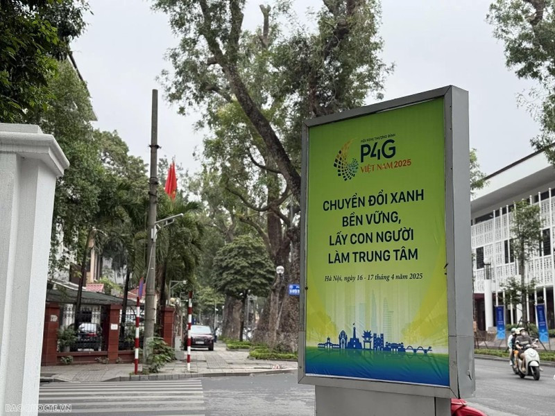 Le 4e Sommet du Partenariat pour la croissance verte et les Objectifs mondiaux 2030 (P4G), organisé pour la première fois par le Vietnam, se tient du 14 au 17 avril à Hanoi. Photo : baoquocte.vn