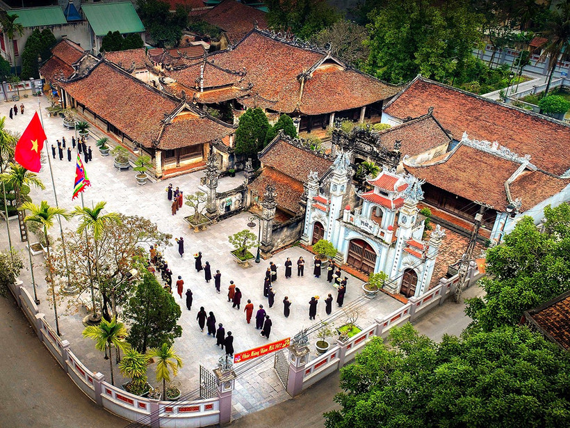 Complexe de vestiges de la maison communale de Hùng Lô. Photo: vietnamtourism.gov.vn