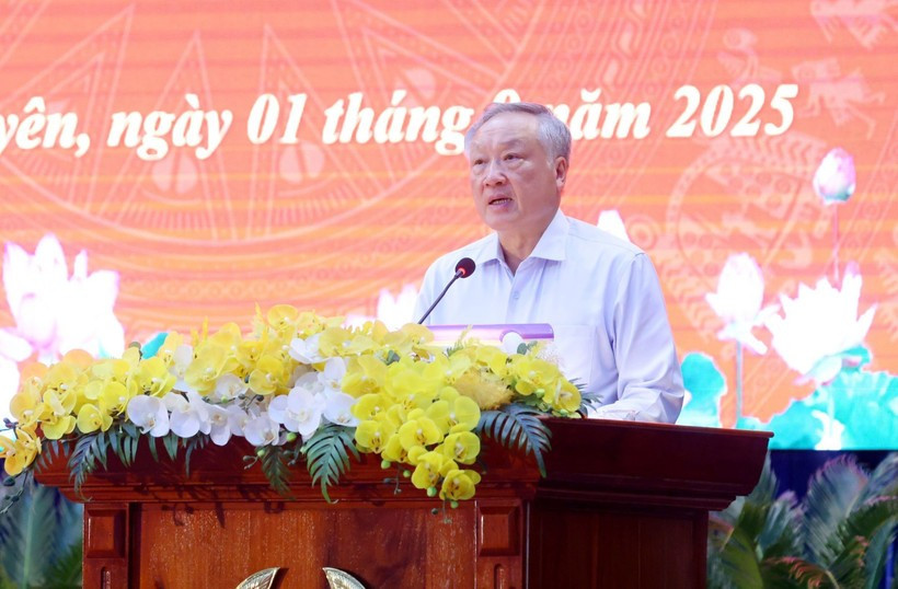Le vice-Premier ministre permanent Nguyên Hoa Binh, président du Conseil consultatif d’amnistie 2025. Photo : VNA