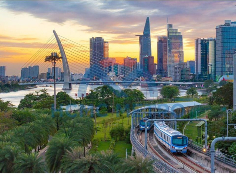 La ligne de métro Bên Thành - Suôi Tiên, première ligne de métro de la mégapole du Sud, a été mise en service en décembre 2024. Photo : Autorité de gestion des chemins de fer urbains