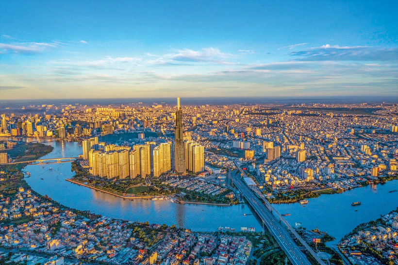 Un coin de Hô Chi Minh-Ville. Photo: VNA