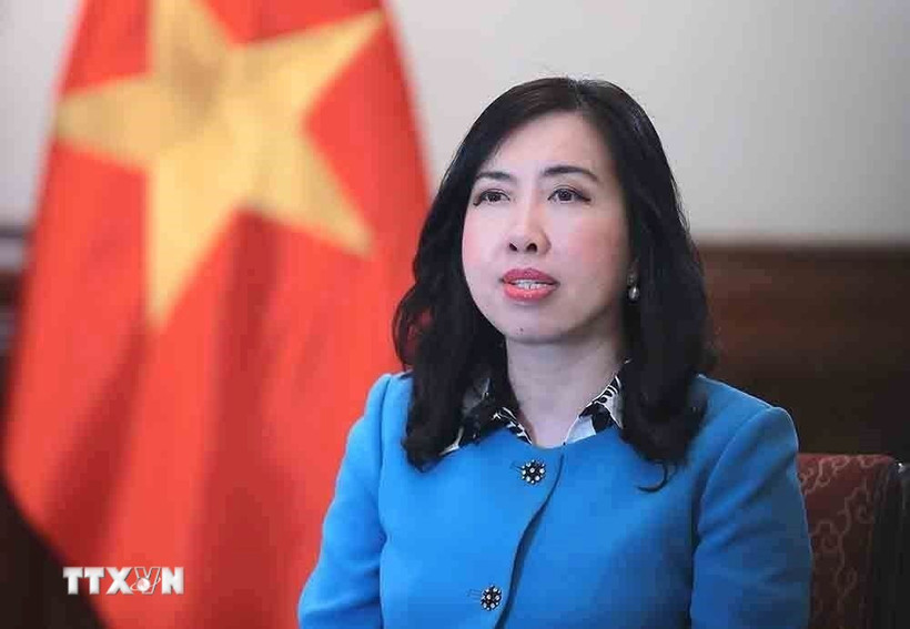 La vice-ministre des Affaires étrangères, Lê Thi Thu Hang. Photo : VNA