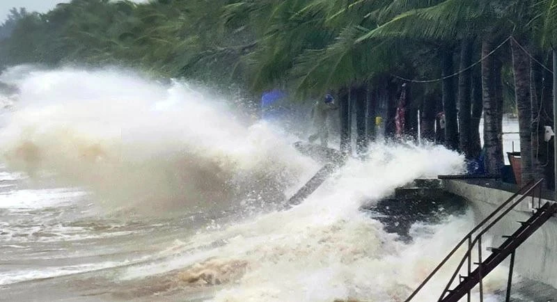 De fortes vagues sont prévues cette année en raison des fortes pluies et des tempêtes. Photo: dantri