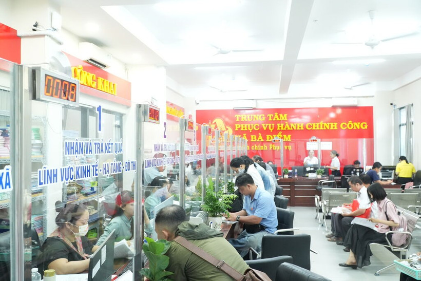 Centre des services administratifs publics de la commune de Bà Diêm, à Hô Chi Minh-Ville.