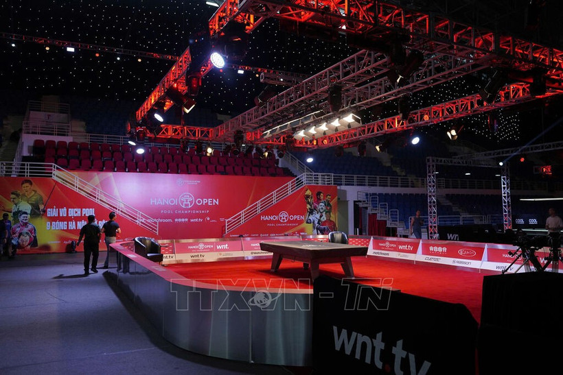 L’Open de billard de Hanoi 2025 se déroule du 7 au 12 octobre à Hanoi. Photo: VNA
