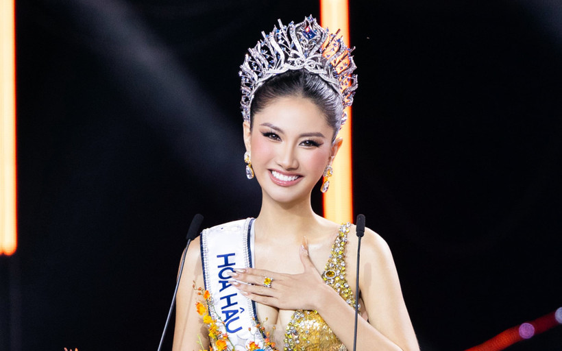 Miss Cosmo Vietnam 2025, Nguyên Hoàng Phuong Linh, représentera le Vietnam à Miss Cosmo 2025. Photo : Comité d’organisation