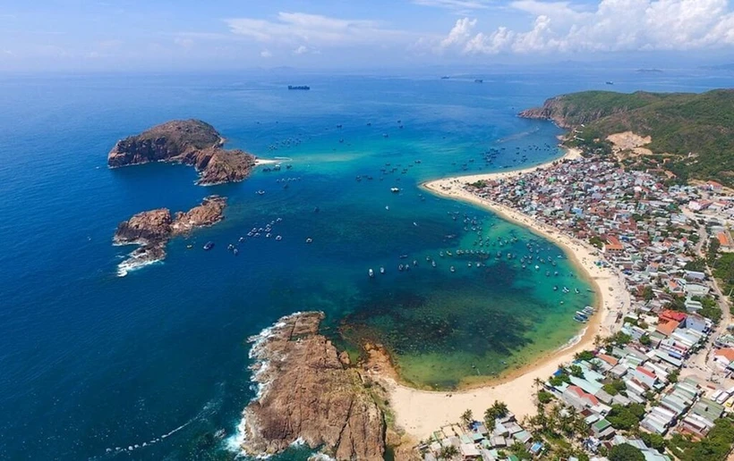Une vue de Nhon Hai, province de Binh Dinh (Centre). Photo: Vinwonders