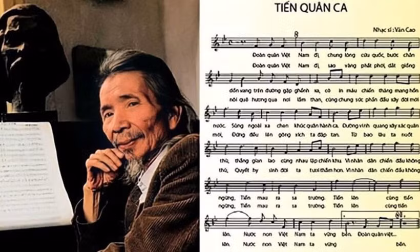 Le compositeur Van Cao, auteur de "Tiến quân ca", l'hymne national du Vietnam. Photo : CTV