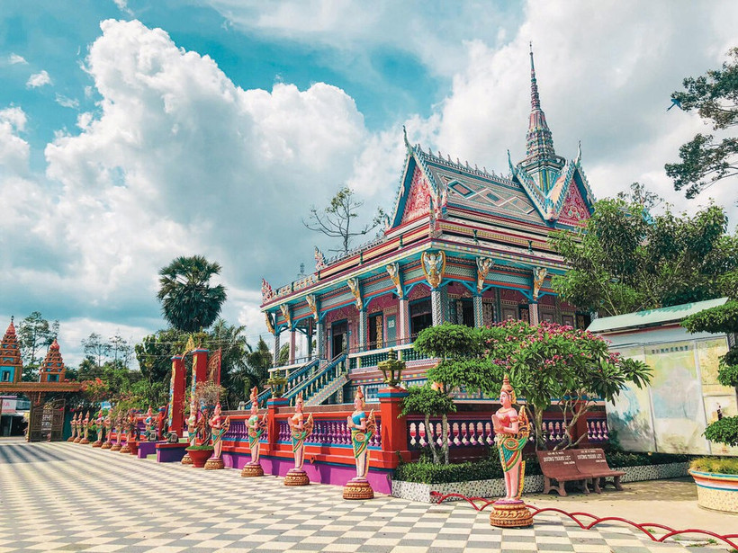 La pagode Chén Kiêu à Soc Trang. Photo : VNA