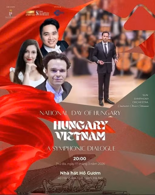 Un concert réunissant des artistes hongrois et vietnamiens célébrera la Fête nationale de la Hongrie. Photo : ambassade de Hongrie