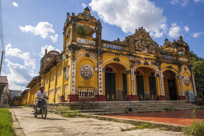 La maison commune de Thai Binh est rattachée à la vie spirituelle des habitants de Tây Ninh. Photo: VNA anh-7-5-9601.jpg