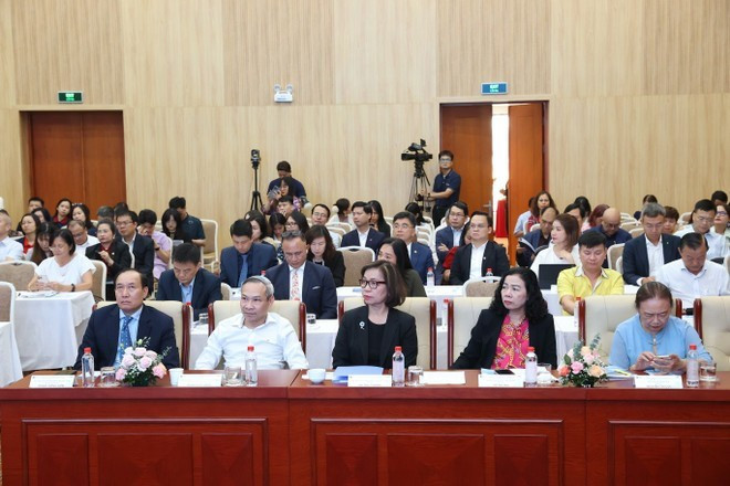 Le séminaire est co-organisé par l'Institut vietnamien des administrateurs (VIOD) et la Commission nationale des valeurs mobilières. Photo : VietnamPlus a47i7178.jpg