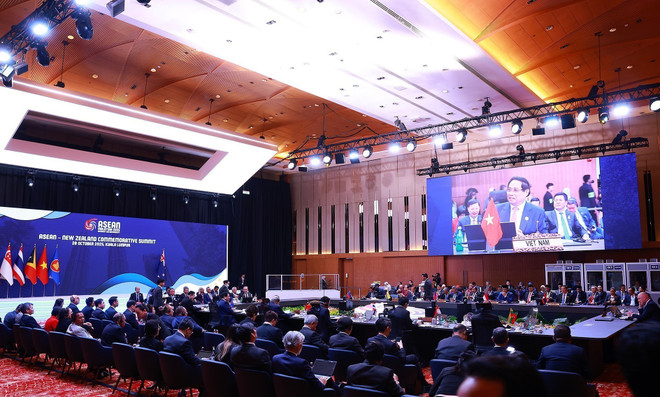 Sommet commémoratif des 50 ans des relations ASEAN-Nouvelle-Zélande. Photo: VNA vna-potal-thu-tuong-du-hoi-nghi-cap-cao-ky-niem-asean-new-zealand-8369392.jpg
