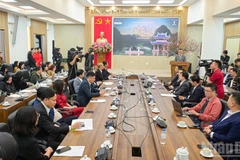 Cérémonie de lancement du clip « Song From A Secret Garden – Secret Garden in Vietnam ». Photo : Nhan Dan.