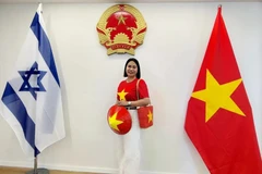 La présidente de l’Association des Vietnamiens en Israël Truong Thi Hong. Phôt . VNA