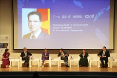 L’ambassadeur Dang Minh Khôi lors du forum. Photo : VNA