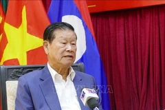 Somsavath Lengsavad, ancien membre du Bureau politique et ancien vice-Premier ministre du Lao. Photo : VNA