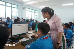 Hanoï vise 50 % des établissements scolaires appliquant l’IA d’ici 2030. Photo d’illustration : VNA