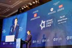 Le vice-Premier ministre Nguyên Van Thang lors du Forum Vietnam Connect 2026. Photo vneconomy.vn
