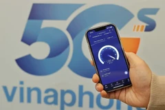 Service 5G par Vinaphone. Les réseaux mobiles du Vietnam sont parmi les plus rapides au monde, selon le cabinet d'analyse Internet Ookla. Photo : VNA/