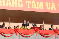 Le secrétaire général du Comité central du Parti communiste du Vietnam To Lam lors de la cérémonie nationale de célébration des 80 ans de la Fête nationale. Photo : VNA