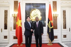 Le président vietnamien Luong Cuong (gauche) et son homologue angolais João Manuel Gonçalves Lourenço. Photo : VNA