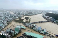 Les perturbations du trafic sont sévères. Photo : VNA
