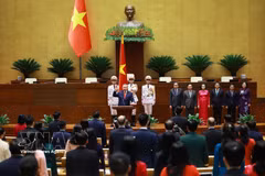 Le président de la République socialiste du Vietnam, Tô Lâm, prête serment lors de sa prise de fonctions. Photo : VNA