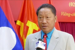 Laopaoxong Navongxay, membre du Comité central et vice-directeur permanent du Département de la propagande du Parti révolutionnaire populaire lao. Photo : VNA 