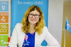 La représentante de l'UNICEF au Vietnam, Silvia Danailov. (Photo: VNA)